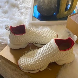 Christian Louboutin
Spike Sock Flat Sneakers